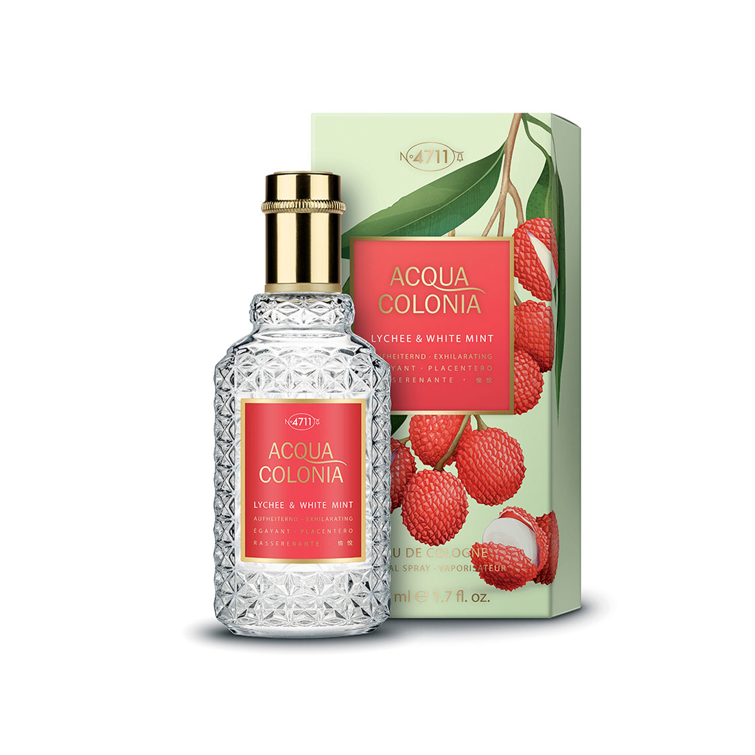 4711 Acqua Colonia LICHEE & WHITE MINT EDC 50 ml - Imagen 2