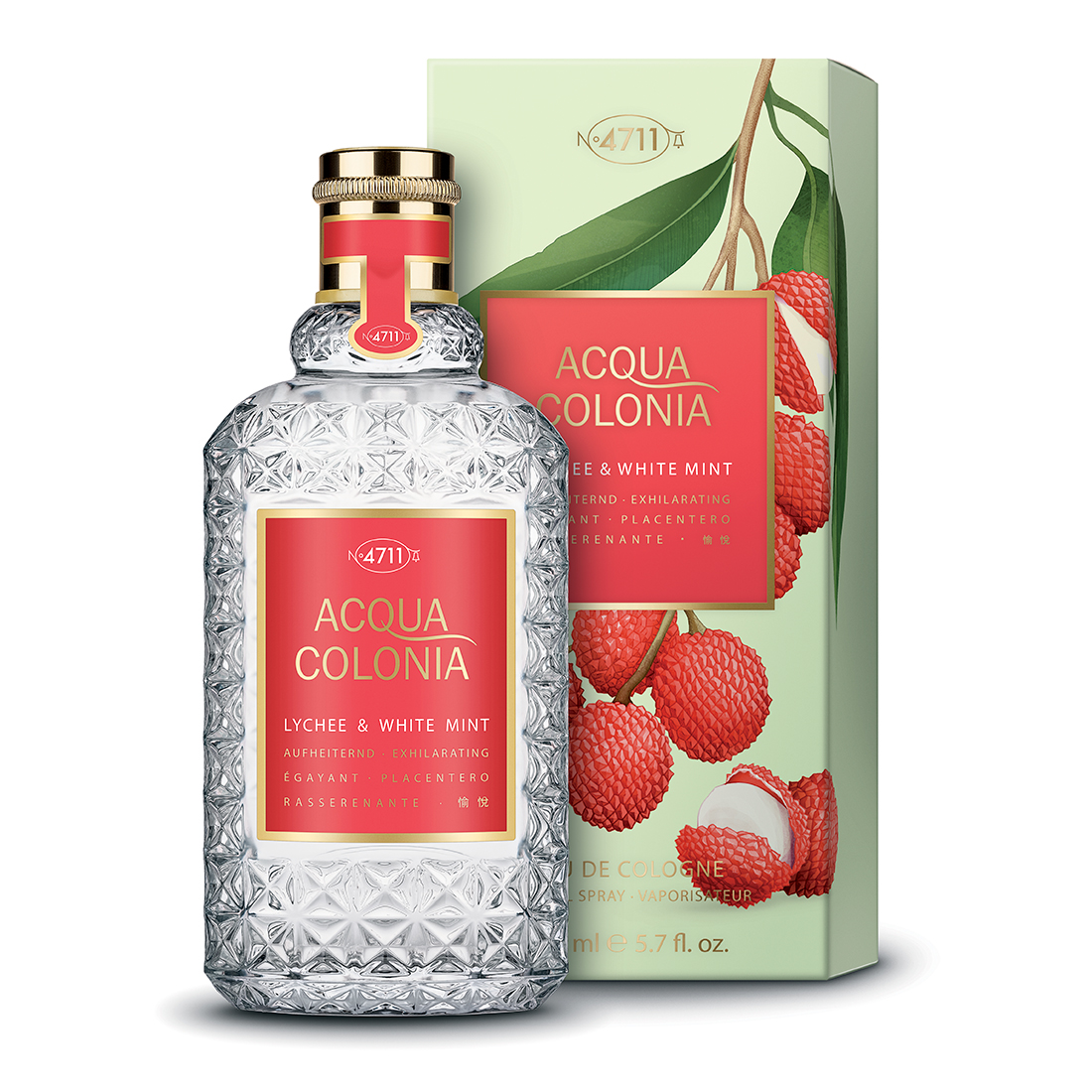 4711 Acqua Colonia LICHEE & WHITE MINT EDC 170 ml - Imagen 2