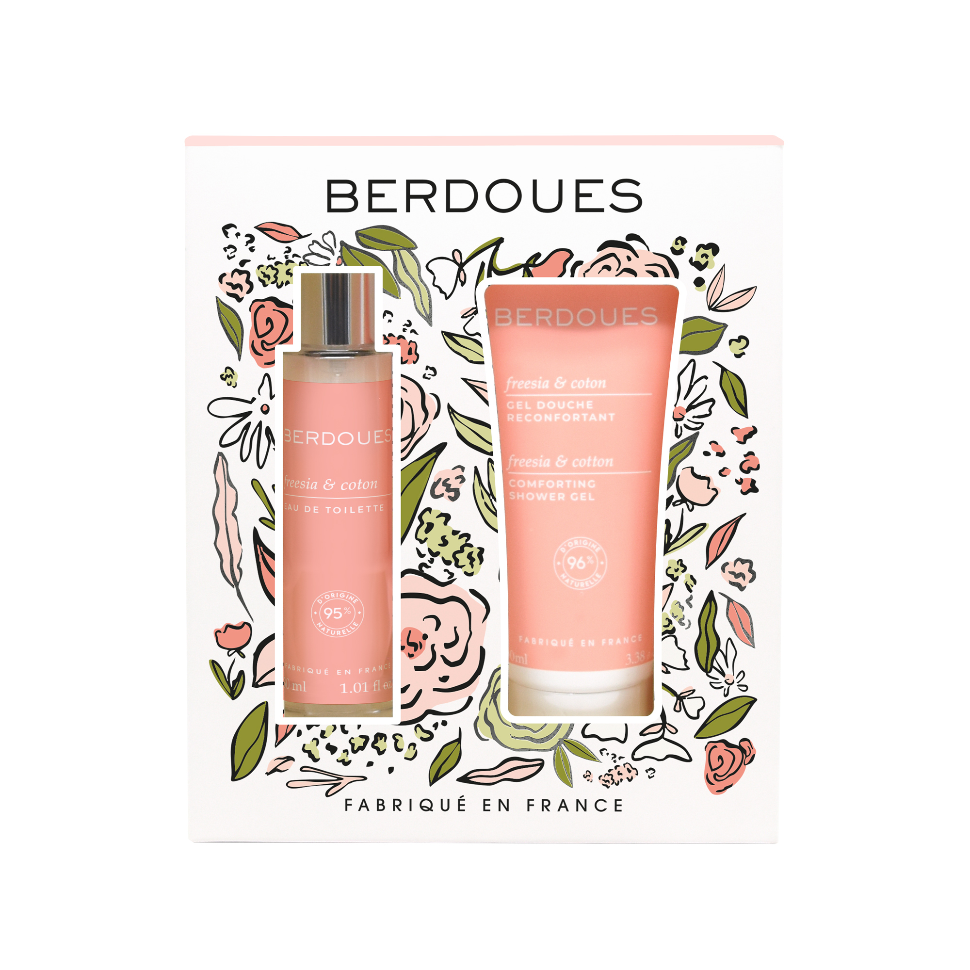 BERDOUES Freesia & Coton SET