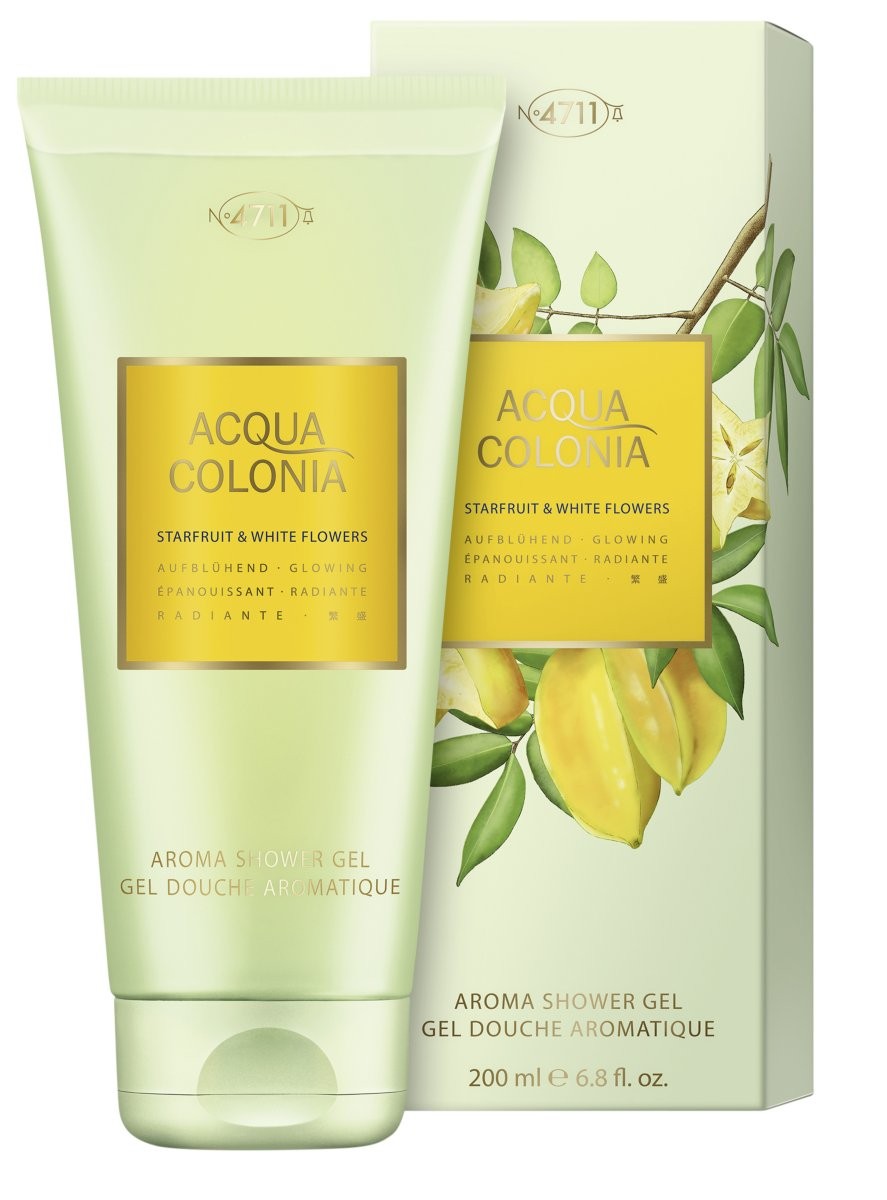 4711 Acqua Colonia STARFRUIT & WHITE FLOWERS Shower Gel 200ml
