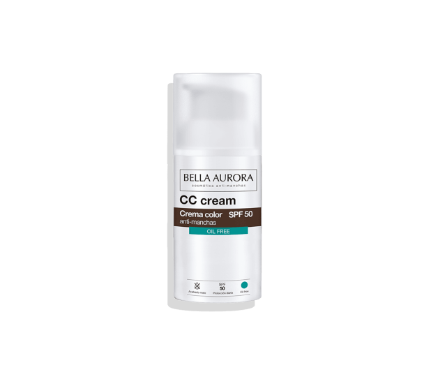 Bella Aurora CC Cream Crema color anti-manchas SPF50 OIL FREE 30ml